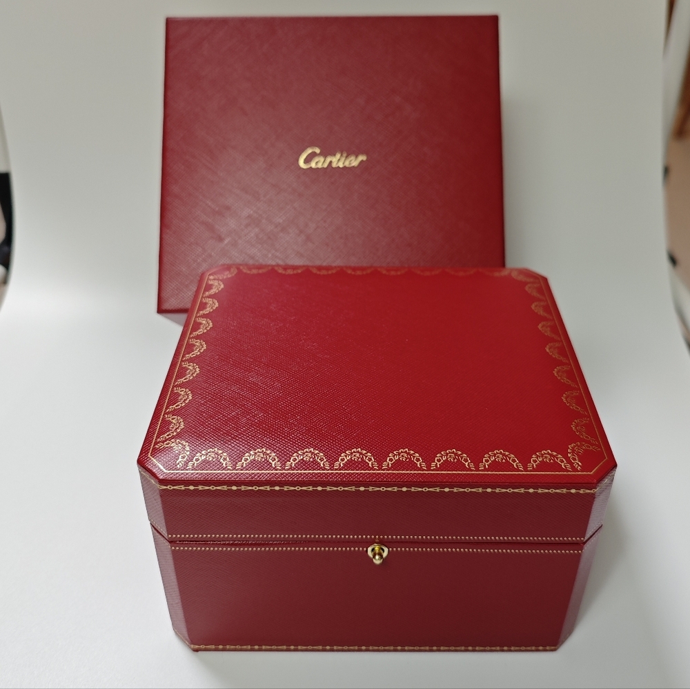 Cartier Watch Box Case Jewelry Storage Display Empty Box Santos Dumont Tank
